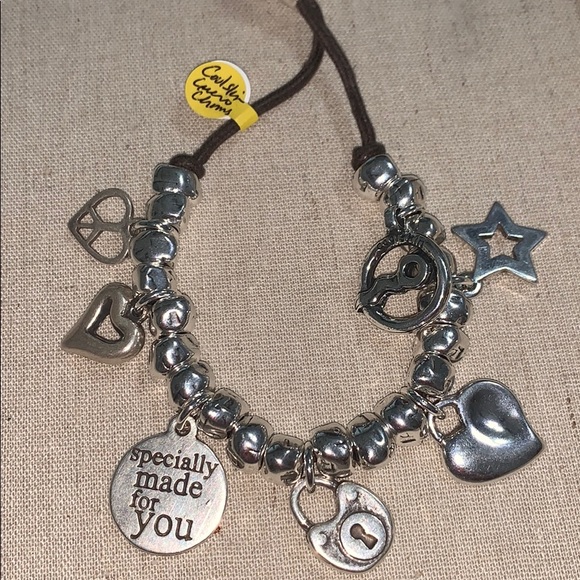 NWT Coolskin Bracelet w Leather Cord Charm - Picture 5 of 5